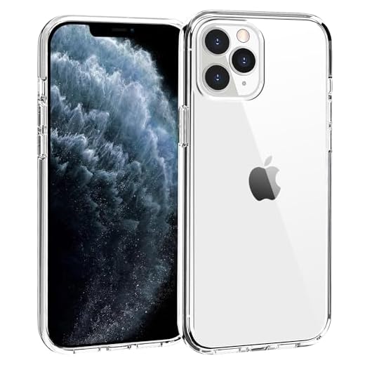 TENOC Phone Case Compatible with iPhone 11 Pro Max, Clear Case Shockproof Protective Bumper Slim Cover for 6.5 Inch