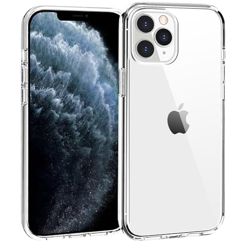 TENOC Phone Case Compatible with iPhone 11 Pro Max Clear Case Shockproof Protective Bumper Slim Cover for 6.5 Inch