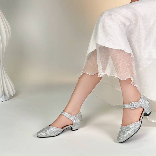 Amazon.com | Enelauge Women's Closed Toe Low Block Chunky Heels