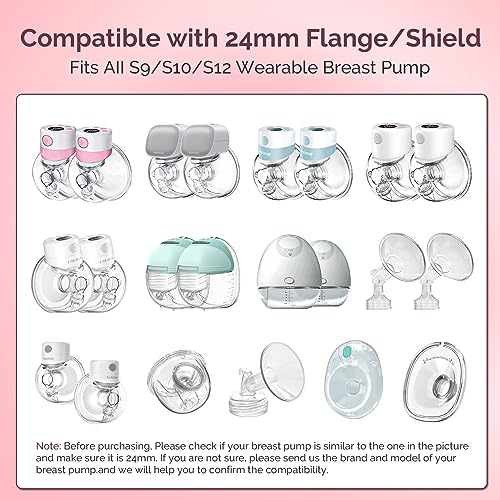 Repuestos Flange Insert 6PCS para Extractor de Leche miniatura 6