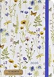 2026 Wildflower Garden Weekly Planner (16 months, Sept 2025 to Dec 2026)