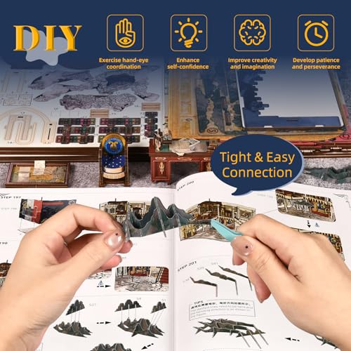 Kit à construire votre propre modèle de maison maquette en bois