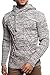 Produktbild Karl's people Herren Strick Kapuzen Pullover mit Schalkragen in verschieden Farben 7510, Größe XL, Farbe Grey