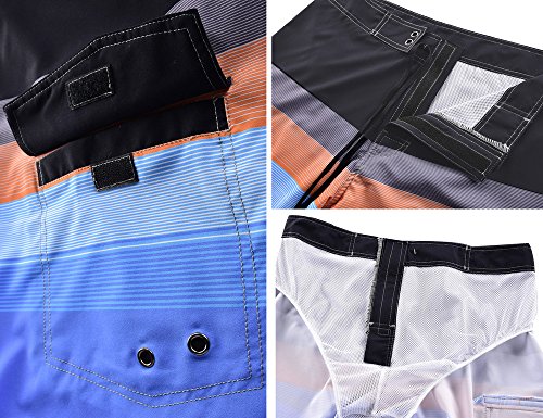 Image of Nonwe Men's Sportwear Quick Dry Board Shorts with Lining