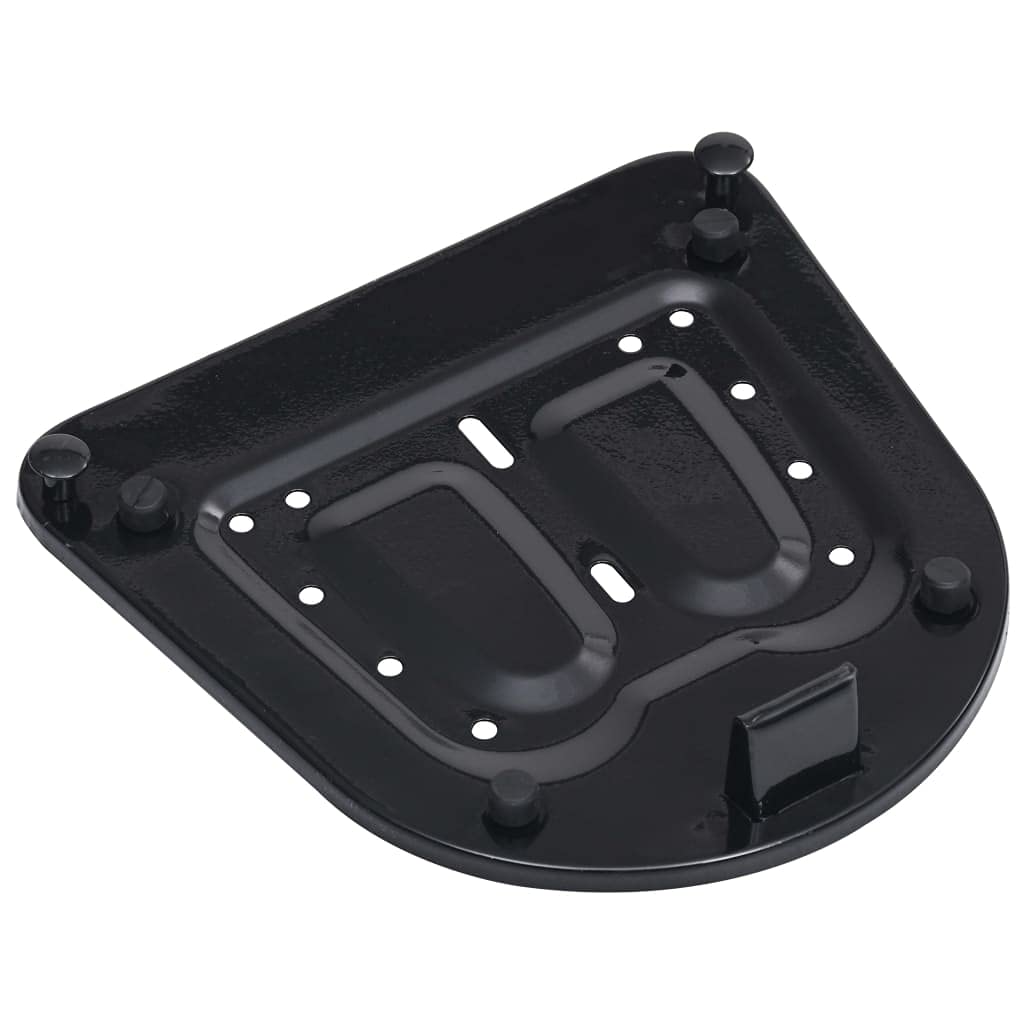 vidaXL Motorradkoffer Wasserfest Top Case Motorrad Roller Rollerkoffer Helmkoffer Topcase Koffer Motorradtasche Schwarz 24L für 1 Helm