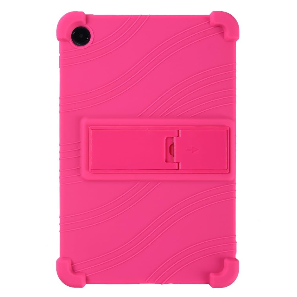Coque Xiaomi Pad 8 silicone rose protection antichoc et béquille stable - 8