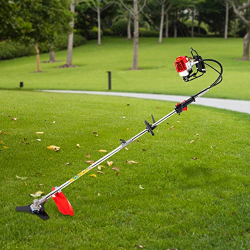 Desbrozadora térmica multifuncional de 2 tiempos, cortapelos térmicos, multiherramienta, desbrozadora de gasolina, desbrozadora portátil para césped