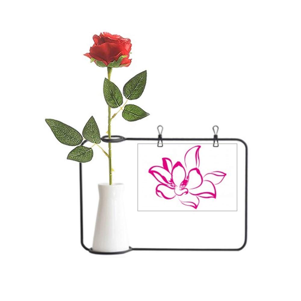 Fleur de lotus rose artificielle suspendue pour créer un coin zen au salon