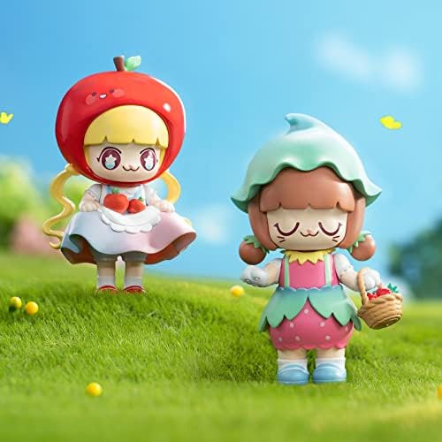 52TOYS Kimmy&Miki Outing Dairy, Random Cute Action Figure, Collectible Toy Desktop Decoration 3.3 Inch, Gift for Birthday or Party, 1PC