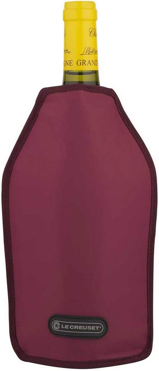 Le Creuset Wine Accessories Wine Bottle Cooler Sleeve - Burgundy
