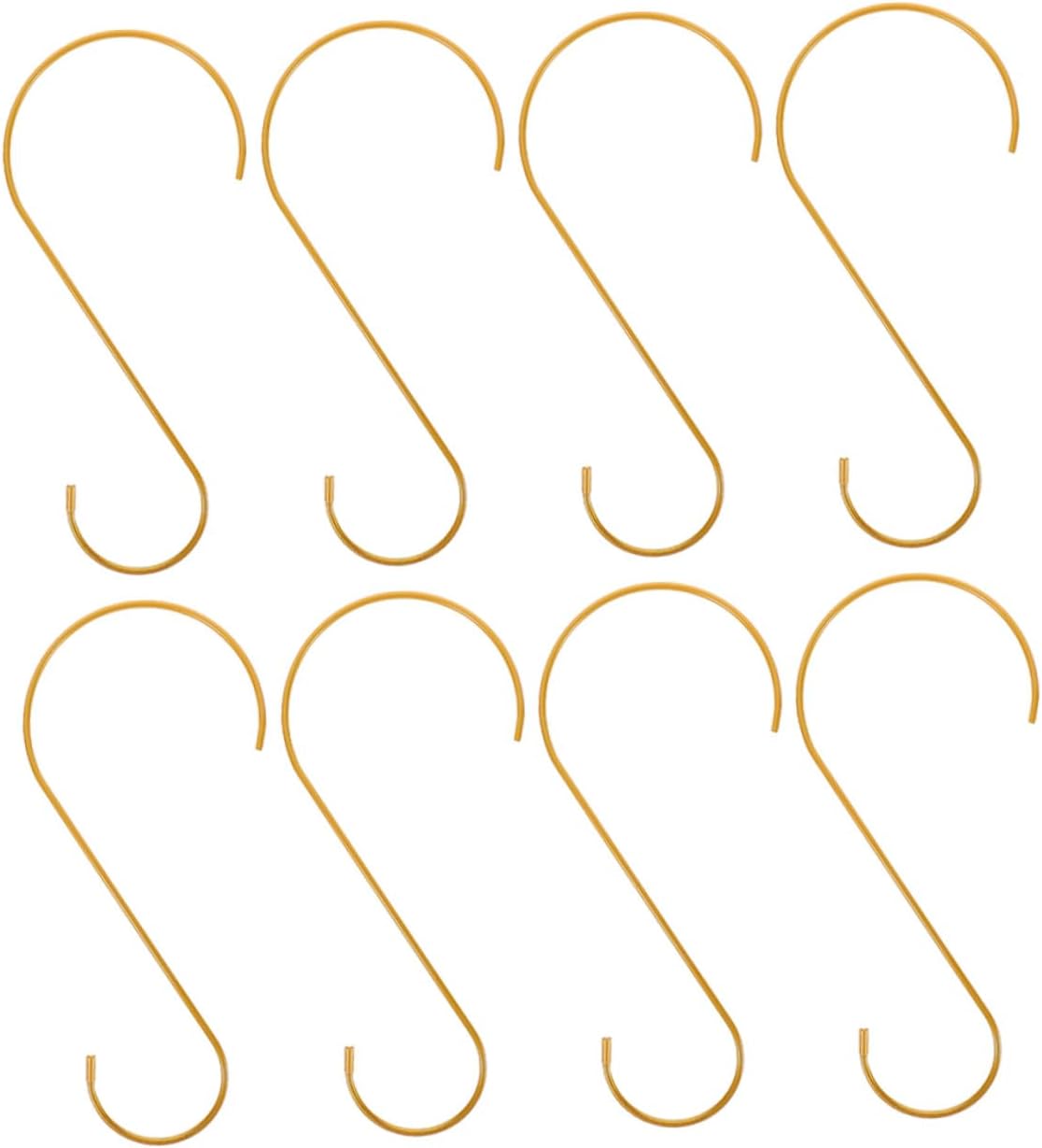 8pcs Metal S Shaped Hooks for Hanging Plants Outdoor Plant Hangers Bird Feeder Hanger Multifunctional Garden Hooks