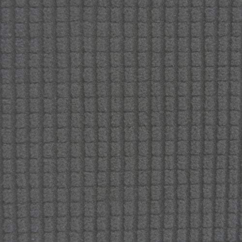 Stretch Sofa Slipcover Dark Gray Polyester Spandex Jacquard Fabric Elastic Bottom Furniture Protector
