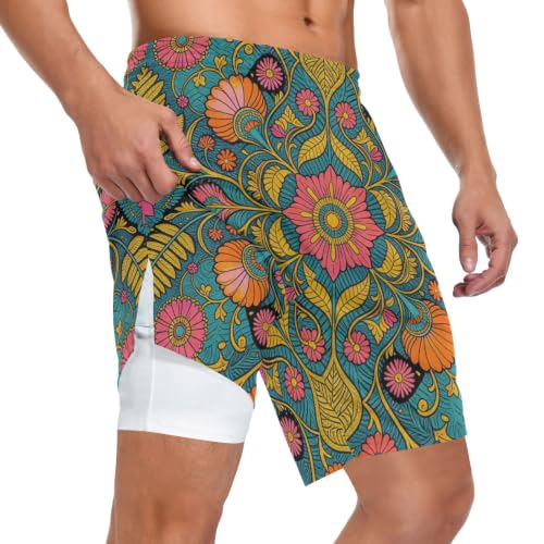 Short d'entraînement 2 couches homme pour courir et s'entraîner en salle de sport - 2