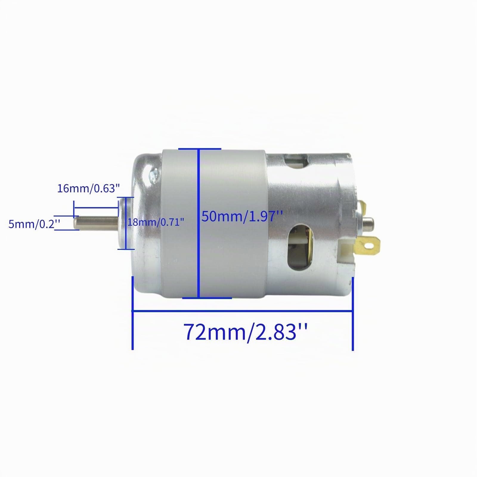 CONQUERALL 895 DC Motor 12V/24V 9000RPM-18000RPM Grande coppia ad alta potenza motore componente elettronico doppio cuscinetto a sfera lunga durata con staffa