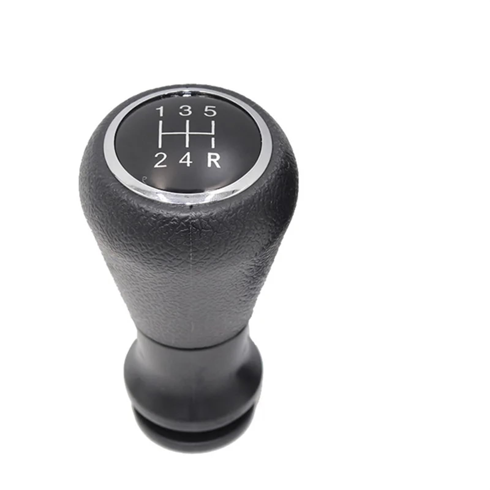 HSUKIHO Car Shift Knob Cover for Peugeot 206 406 Car Shift Gear Knob Lever Gaitor Boot Cover(5 Speed Black knob)