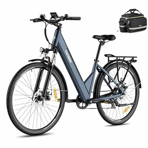 Fafrees F28 PRO Elektrische fiets, 27,5 inch elektrische stadsfiets dames heren, 36V/14,5 Ah batterij, 250W motor, 7 versnellingen ebike, ondersteuning 90-110 KM