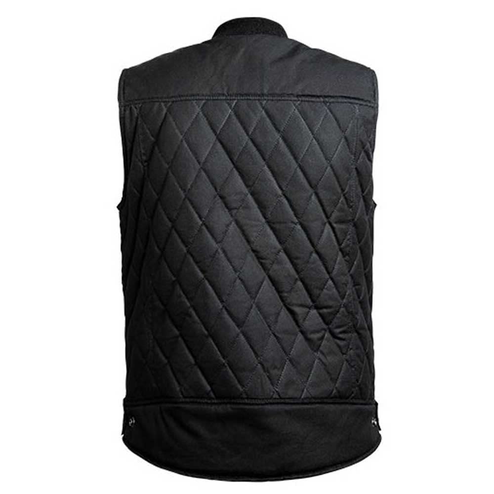 John Doe Unisex Lowrider Wax Vest Lederweste (1er Pack) | Wetterfester Fahrkomfort