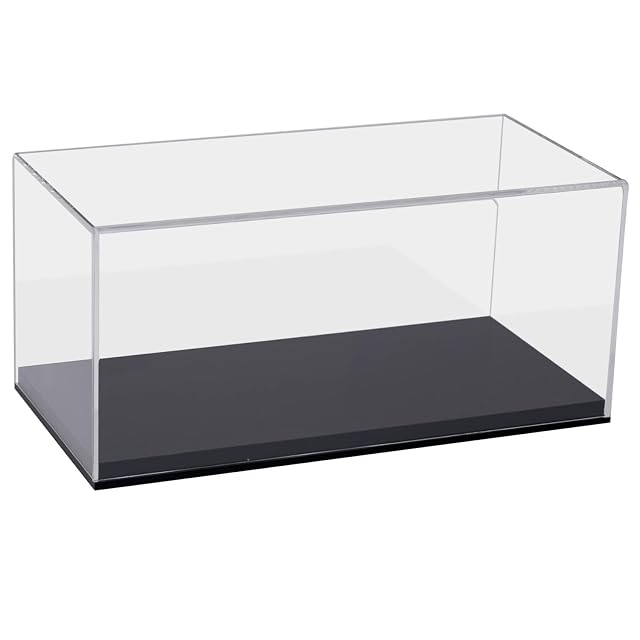 HMF Vitrina Expositora, Vitrina de Acrílico para Colecciones y Figuras - 30 x 15 x 14 cm