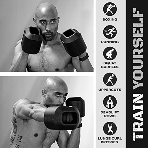 Tribe Wod Elf Hybrid Dumbbells 10-35Lb - Cross-Training Workouts & Muscle Building Hand Weights - Ergonomic And Durable Design - Perfect Weights For Men And Women - Premium Training Workout Equipment #TOP3