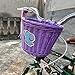 Cestino per bici in vimini per biciclette, cestino anteriore in vimini PE rattan regolabile intrecciato a mano per adulti per bici da manubrio borsa borsa borsa per ciclismo accessori