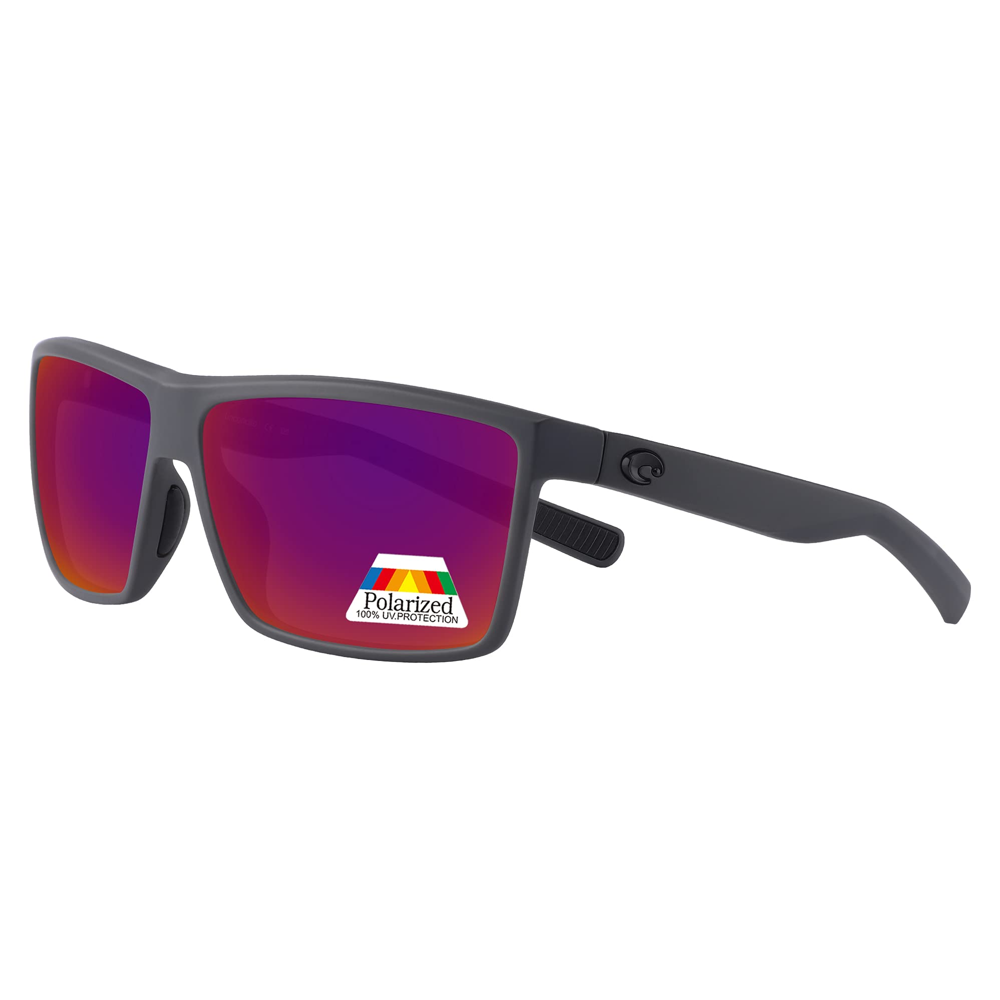 Bwake Lentes de repuesto para gafas de sol Costa Del Mar Rinconcito 06S9016 - morado frambuesa polarizado
