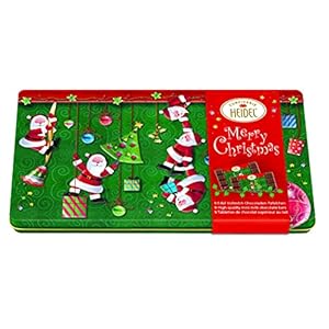 Heidel Christmas Time geschenkverpakking, chocolade, geschenkdoos, met kleine zakjes van chocolade, 90 g