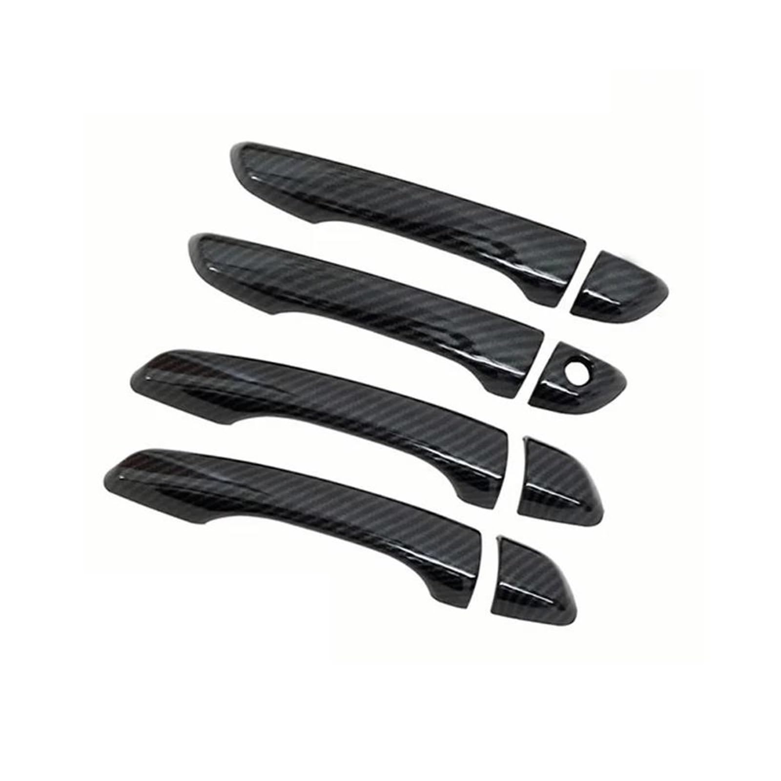 KJHOPY Car Exterior Door Handle Cover Decorative Replacement Parts for Peugeot 208 P21 2019~2024(Style 6)