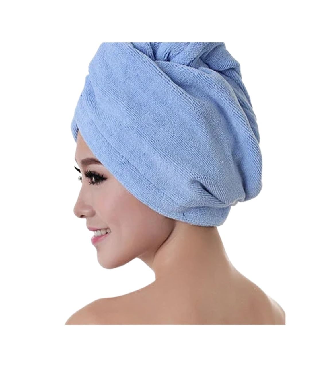 Serviette cheveux turban pour le bain et la douche des filles et des femmes actives