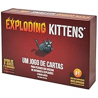 Galápagos, Exploding Kittens, Jogo de Cartas para Amigos, 2-5 jogadores, 15 minutos por partida