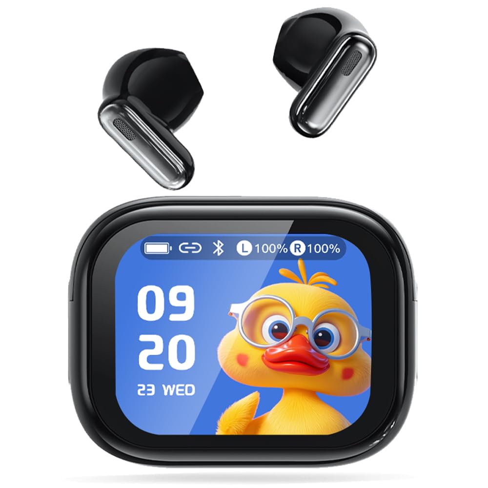 NE48 Cuffie Traduttrici IA 3 In 1, 165 Lingue, 11 Modalità, Bluetooth 6.0 Con Schermo LCD, Per Viaggio E Business