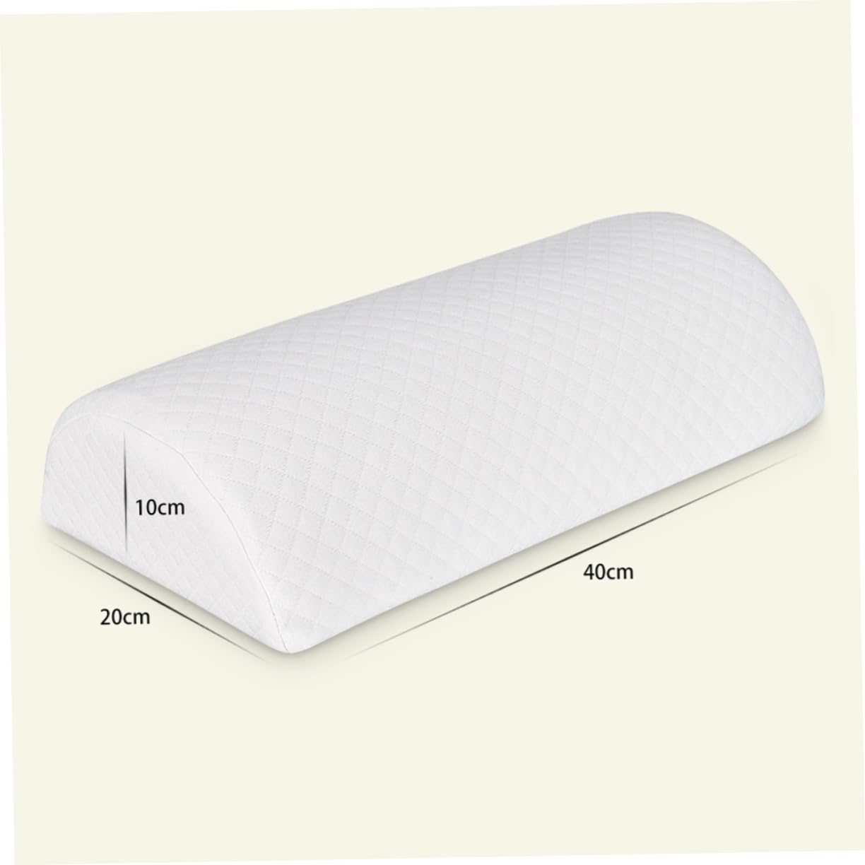 Almohada Rodillas de Memoria 1pieza Poliuretano Blanco