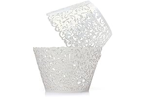 Gospire 50 pcs Bridal Shower Cupcake Liners