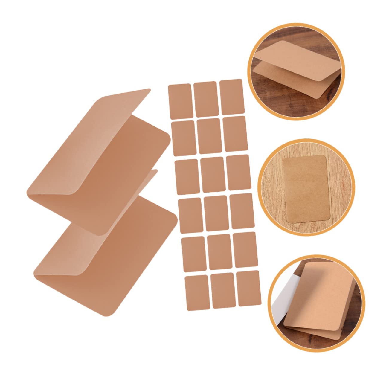 Lot De 100 Cartes De Vœux Vierges En Papier Pour La Fabrication De Cartes De Vœux