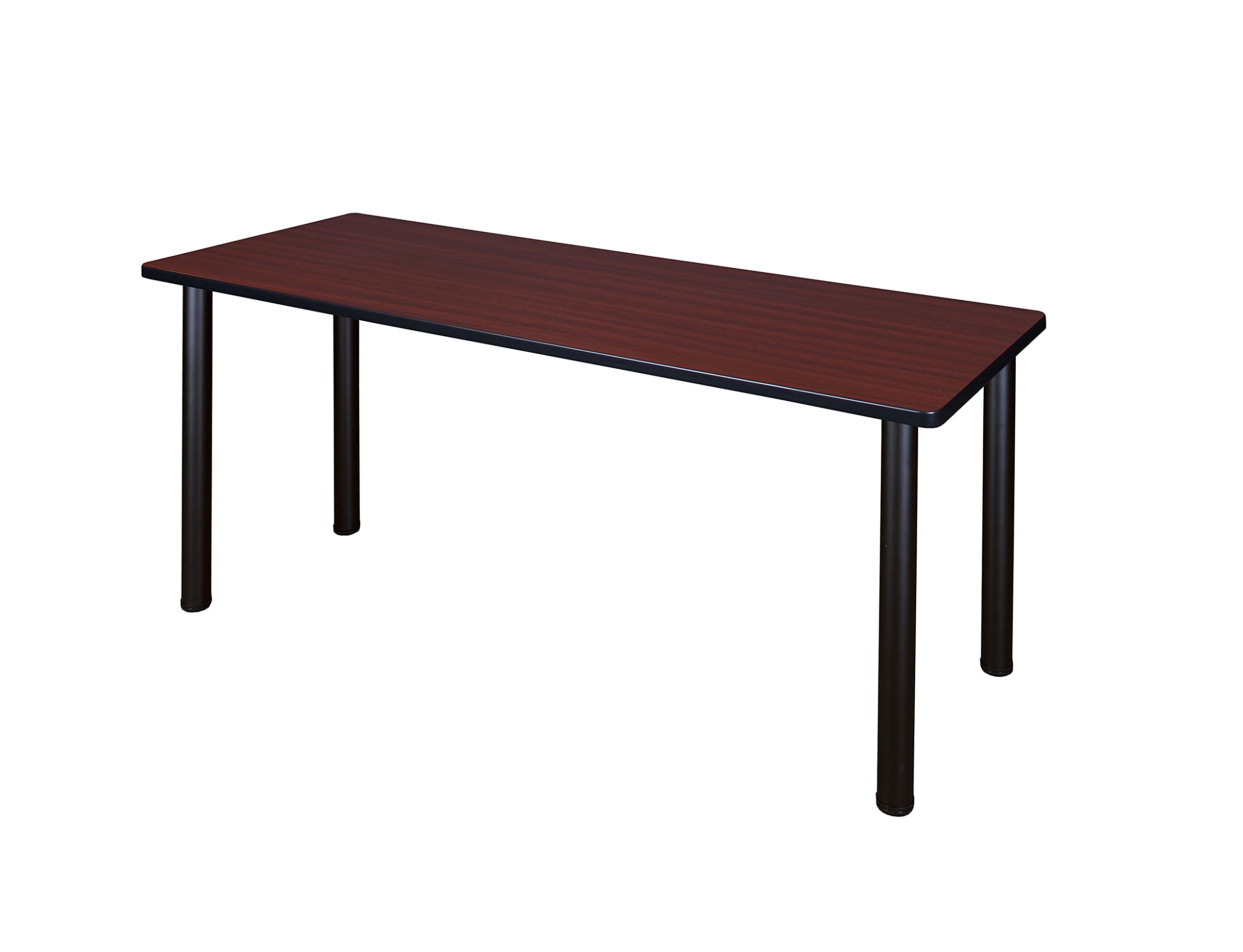 Regency Kee 60 by 24-Inch Training Table, Mahogany/Black