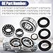 Yainetan 31507533971 Front Differential Bearings Repair Kit Compatible with 2006-2020 BMW xDrive For X1 X3 X4 X5 X6 328i 335i 528i 535i 550i xDrive