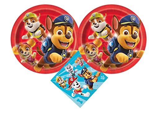 Paw Patrol Party Supplies Bundle With Cake Plates And Napkins For 16 Guests #TOP3