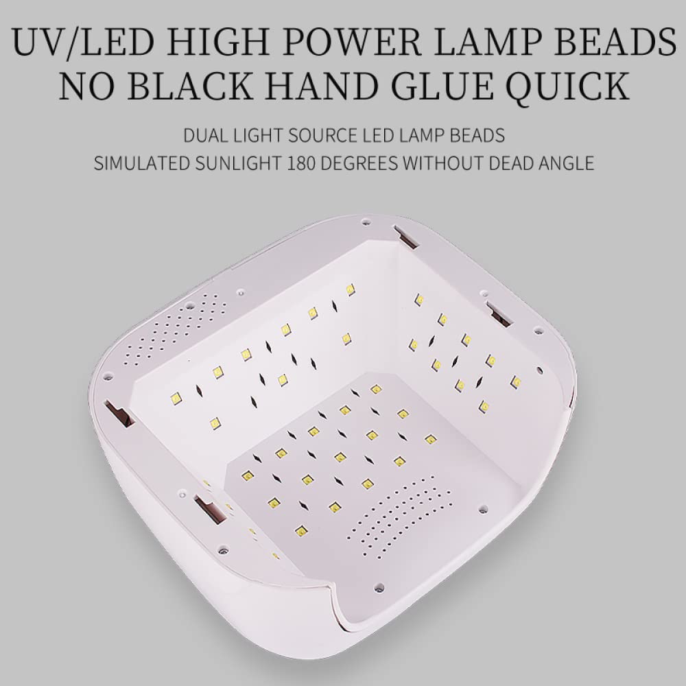 AAPIE 99 W Nagellampe 42 LEDs UV-Eislampe mit Timer-Einstellung Automatischer Sensor LCD Professionelle Salon-Uv-Nagellampe für Fingernägel und Zehennägel