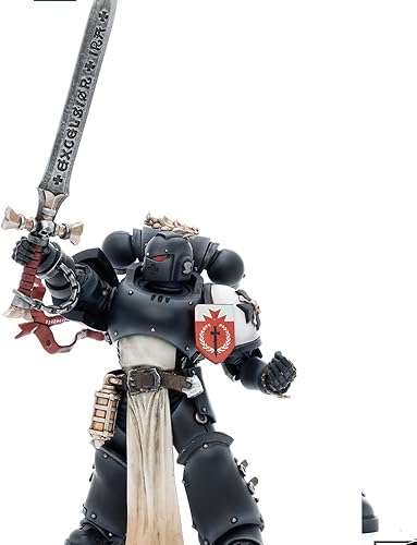 Miniatura 3 de JOYTOY 118 Warhammer 40,000 Figura de acción Black Templars The Emperors Champion Rolantus Collection Modelo