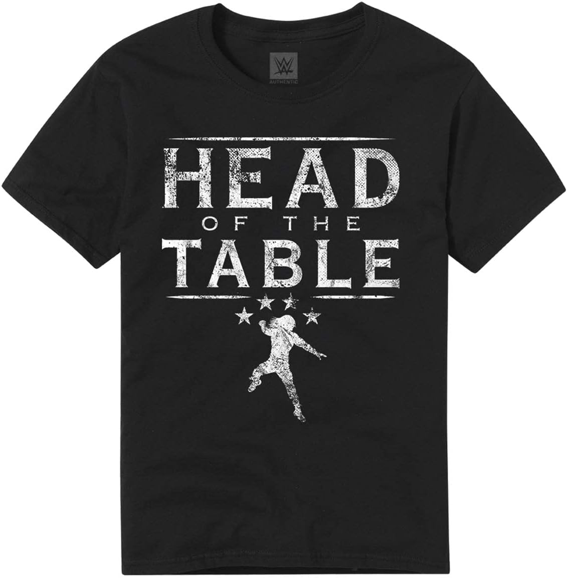 WWE Authentic Wear Roman Reigns Head of The Table Youth T-Shirt Black