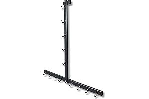 Gym Fitness LAT Pulldown Attachment Storage Rack