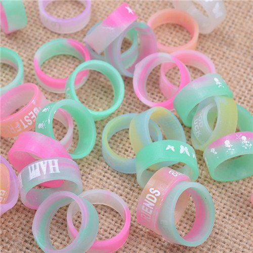 DEKPRO 10PCS Silikon-Schutz-Vape-Bänder Staubdicht Vape Ringe für RDA RBA RTA Mechanische Mods - Zufällige Farbe (10PCS Random Mix Colour(LED)) – Bild 4