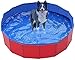 Bardzo duży basen dla zwierząt domowych, antypoślizgowy odporny na UV PVC. Składany paddling basen basenem do kąpieli Frisbees dla psów, kotów, dzieci, pogrubienie trwałego przenośnego psa basen dla k