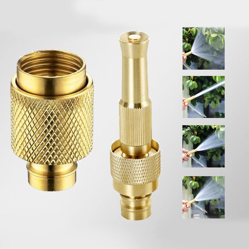 REETIK FASHION HUB (1-Pack)Brass Heavy Duty Nozzle Water Spray Gun Hose Nozzles Pipe For Car, Bike, Window Cleaning Sprayer And Plants Sprayer For Gardening And Washing REETIK FASHION HUB (1-Pack)Brass Heavy Duty Nozzle Water Spray Gun Hose Nozzles Pipe For Car, Bike, Window Cleaning Sprayer And Plants Sprayer For Gardening And Washing