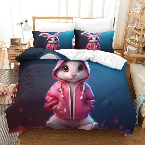 Parure de lit microfibre hypoallergique contre allergies de nuit - 3