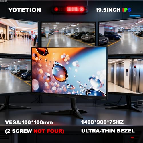 Image of 19.5-inch Professional HD Monitor (1440 x 900), 75Hz Refresh Rate, Without Audio, Visual Protection Technology, Blue Light Filter, and Flicker-Free Technology (HDMI and VGA Ports)