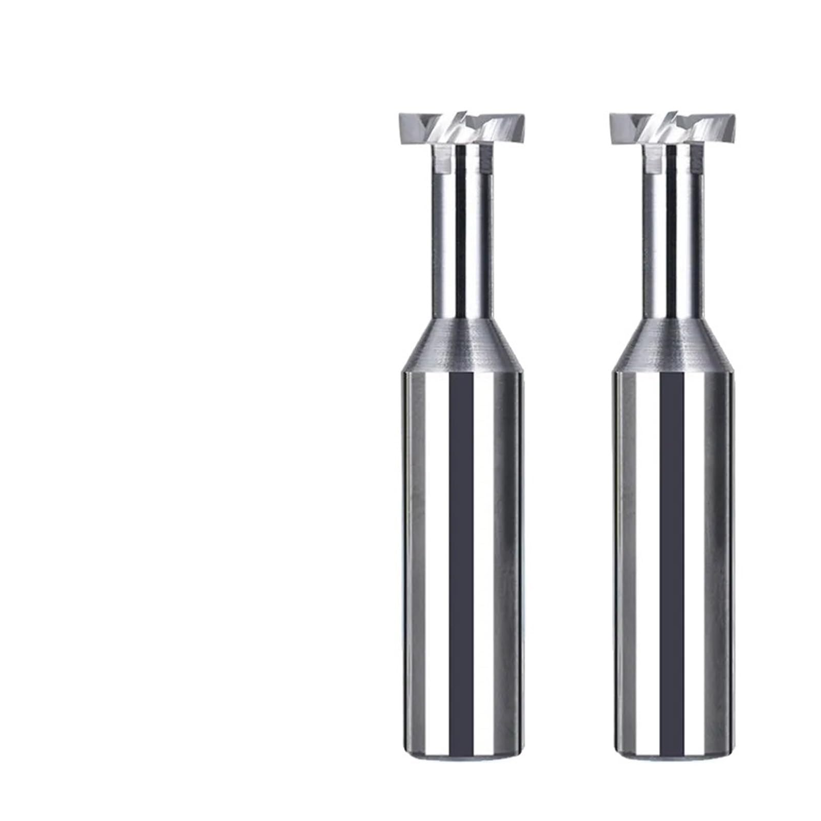 Fresa con ranura en T de aleación de acero de tungsteno for mecanizado de precisión de aluminio, cobre y madera - 1 unidad(10x3.0Hx5dx13Sx60L)