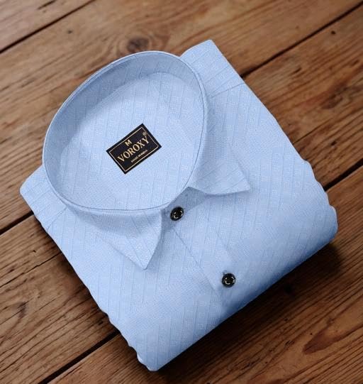 Image of TH BROTHER Men Casual Solid Collared Buttondown Shirt Comfortable Breathable Regular Fit Stylish Modern Daily Outfit