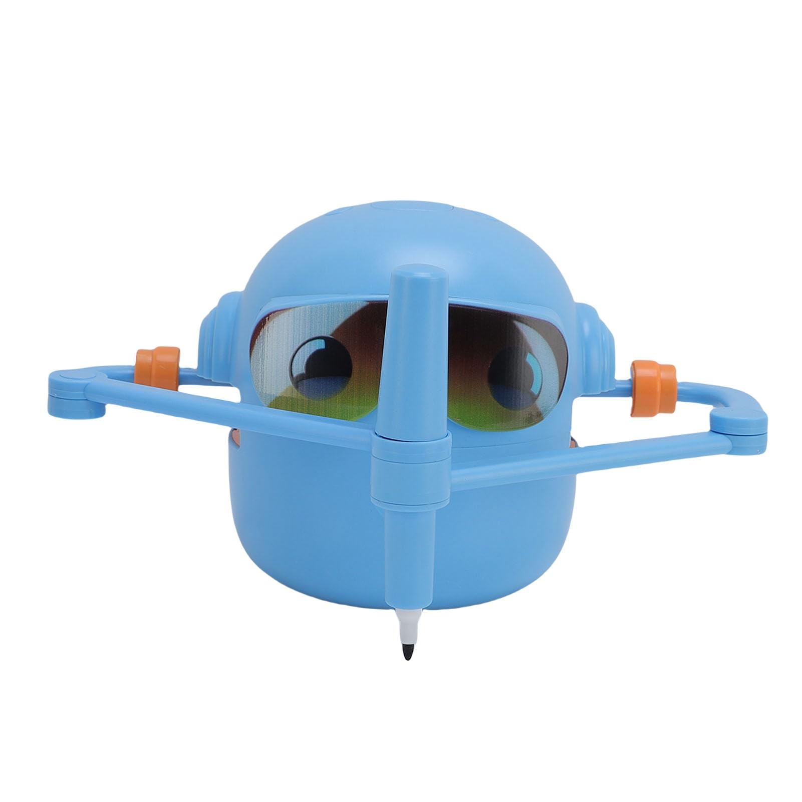 Cryfokt Robot de Dibujo para Niños, Robots de Dificultad Ajustable para Niños, Juguetes de Aprendizaje con 100 Tarjetas de Palabras, 12 Bolígrafos de Colores para Edades de 3 a 8 Años