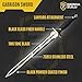 Sierra Zulu Garrison Sword - 7CR13 Stainless Steel Blade, 27.0 inches Overall, 19.5” Blade with Two Tone Powder Coated Finish - Glass Fiber Handle, Tactical Nylon Sheath with Reversible Wear Strap