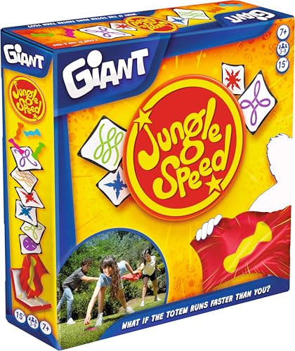 Zygomatic | Jungle Speed Giant | Family Card Game for Parties | Age 7+ | 3-9 Players | 15 Minutes Playtime